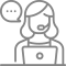 Atendimento online ou presencial